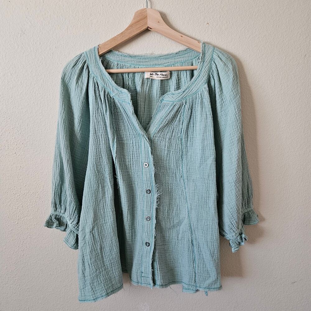 We The Free Free People Lucy Solid Swing Top- Small